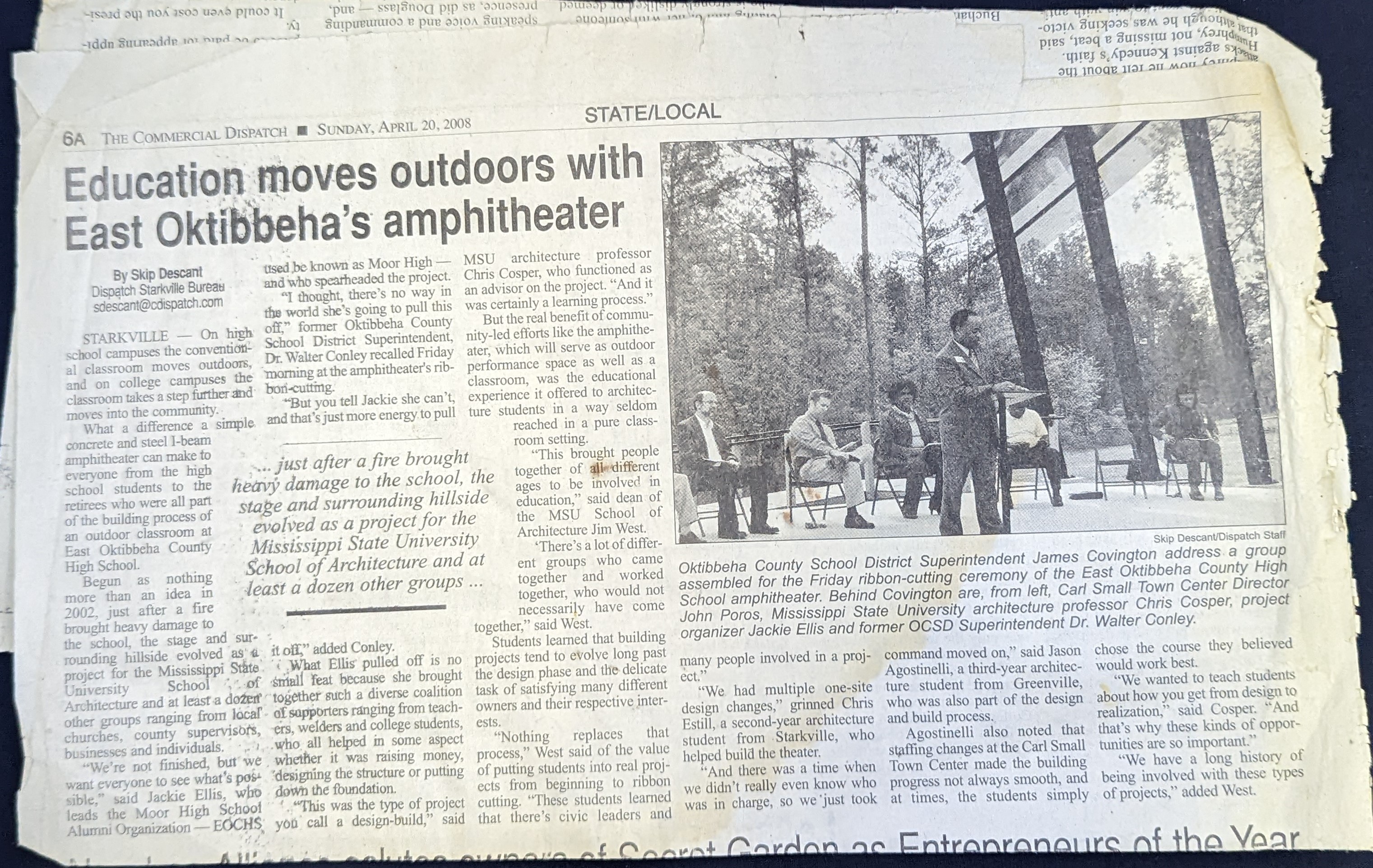 Education moves outdoors with East Oktibbeha's amphitheater