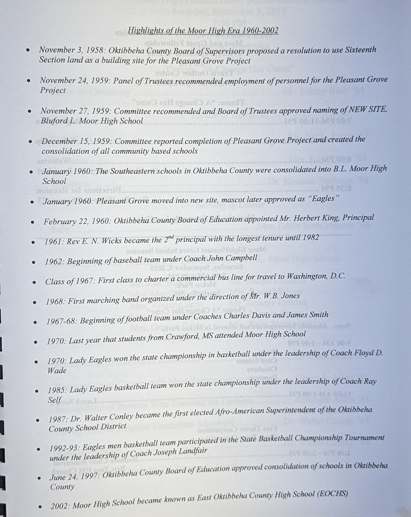 Highlights of Moor High 1960-2002